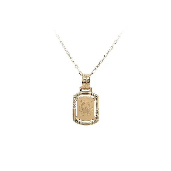 Mặt dây chuyền vàng biểu tượng Cua