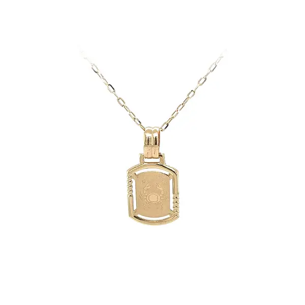 Mặt dây chuyền vàng biểu tượng Cua