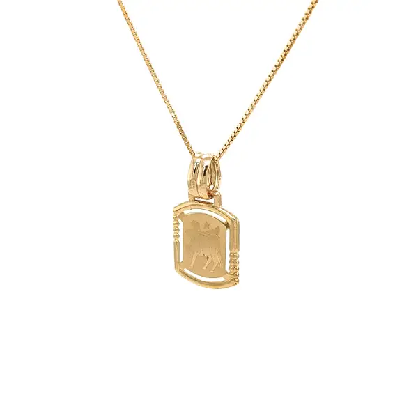 Mặt dây chuyền vàng biểu tượng của chòm sao Nhân Mã