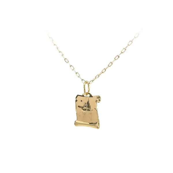 Mặt dây chuyền vàng biểu tượng của chòm sao Nhân Mã