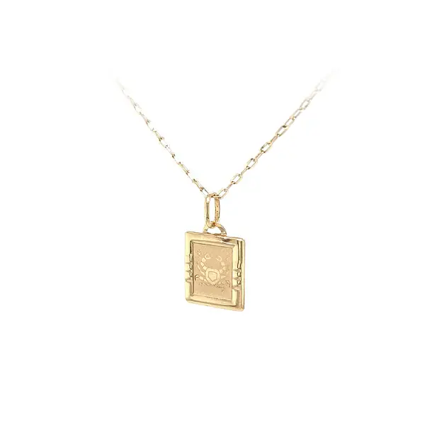 Mặt dây chuyền vàng biểu tượng Cua