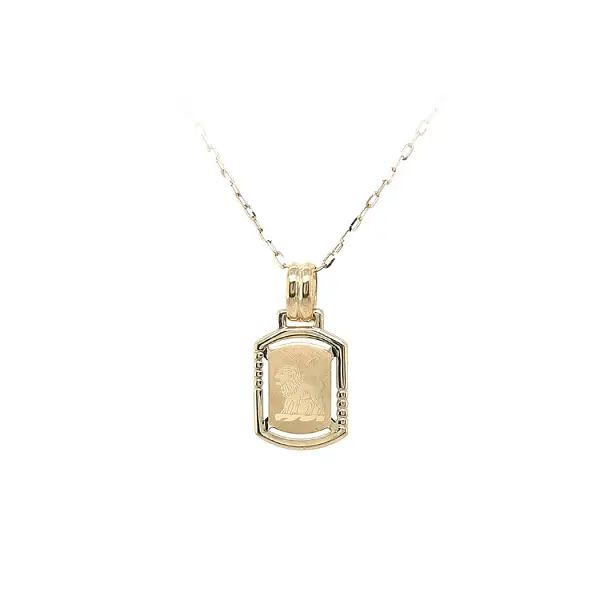 Mặt dây chuyền vàng biểu tượng Sư tử