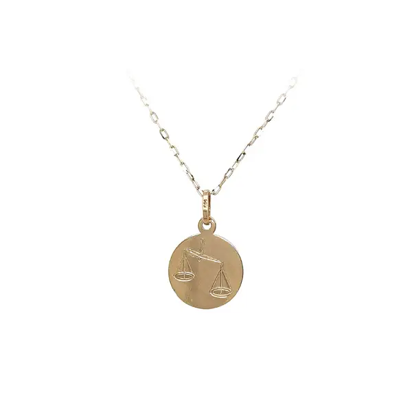 Mặt dây chuyền vàng biểu tượng Cân Bằng