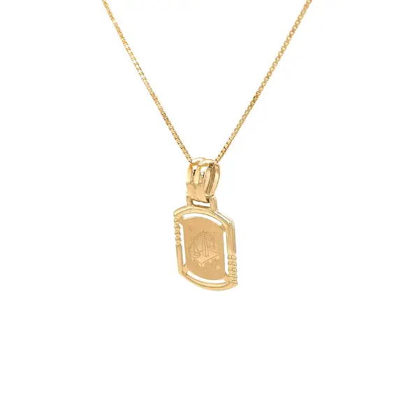 Mặt dây chuyền vàng biểu tượng Cân Bằng