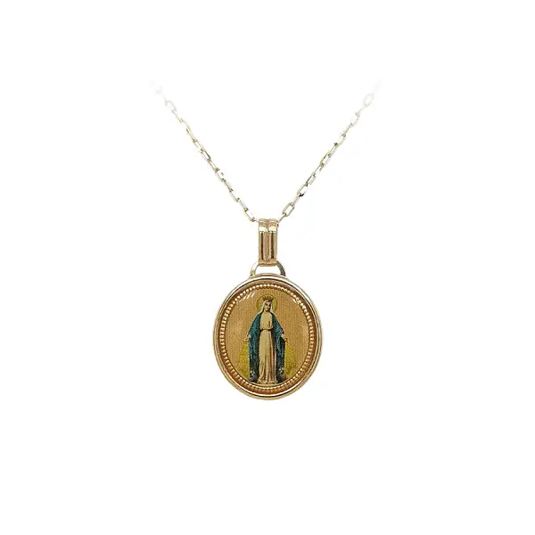 Mặt dây chuyền vàng hình Đức Mẹ Đồng Trinh Maria