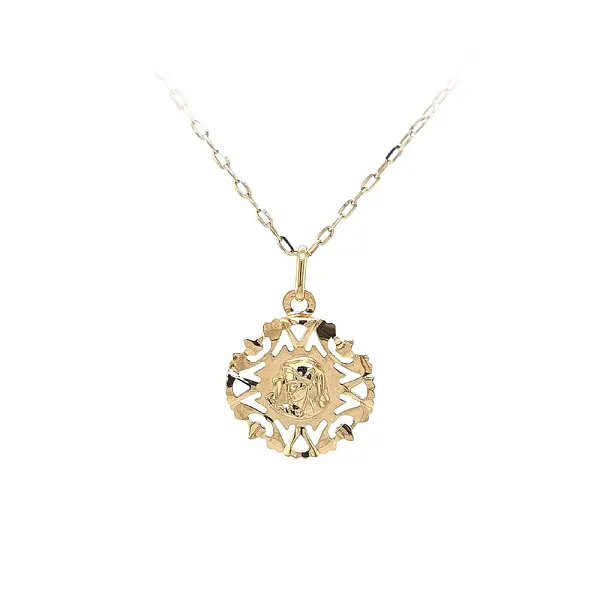 Mặt dây chuyền vàng hình Đức Mẹ Đồng Trinh Maria