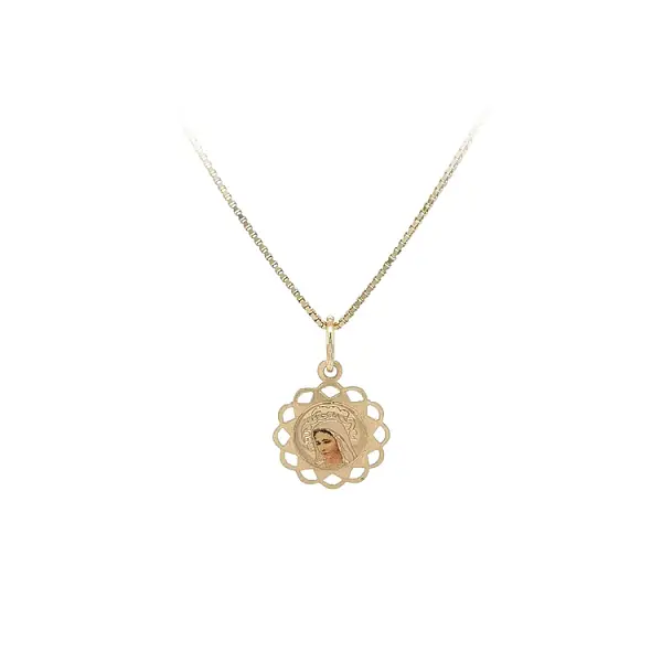 Mặt dây chuyền vàng hình Đức Mẹ Đồng Trinh Maria