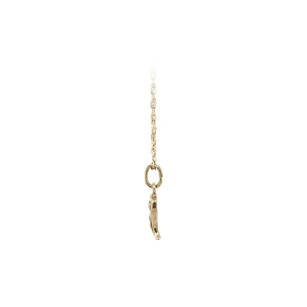 Mặt dây chuyền vàng đính đá zircon