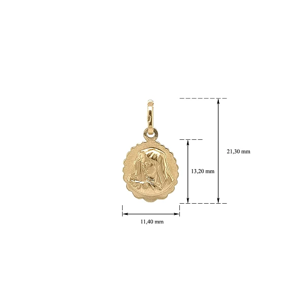 Mặt dây chuyền vàng hình Đức Mẹ Maria - Biểu tượng vĩnh cửu của đức tin và sự bảo vệ