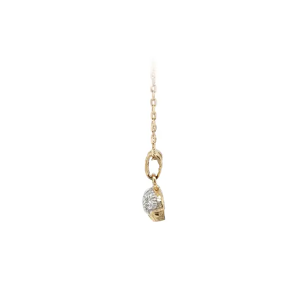 Mặt dây chuyền vàng hình voi đính đá zircon
