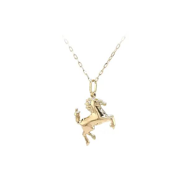 Mặt dây chuyền vàng hình ngựa