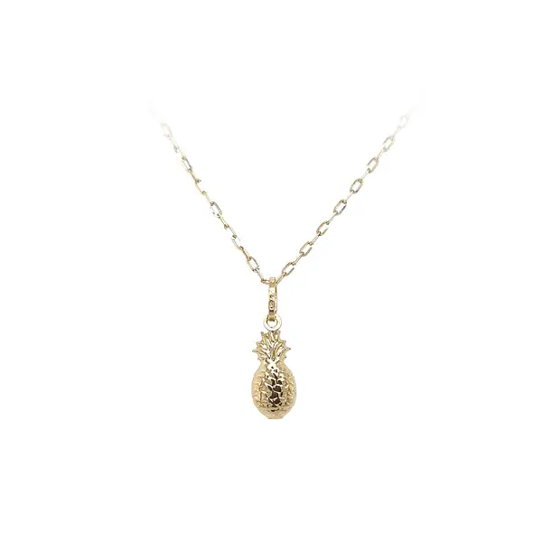 Mặt dây chuyền dứa vàng
