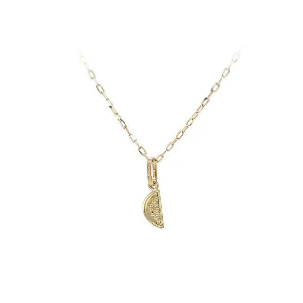 Dây chuyền vàng với mặt dây hình dưa hấu