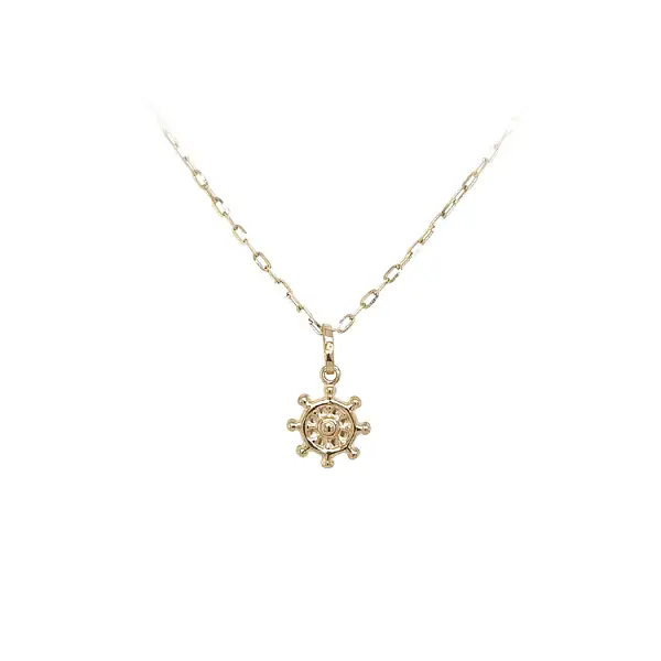 Mặt dây chuyền vàng hình bánh lái