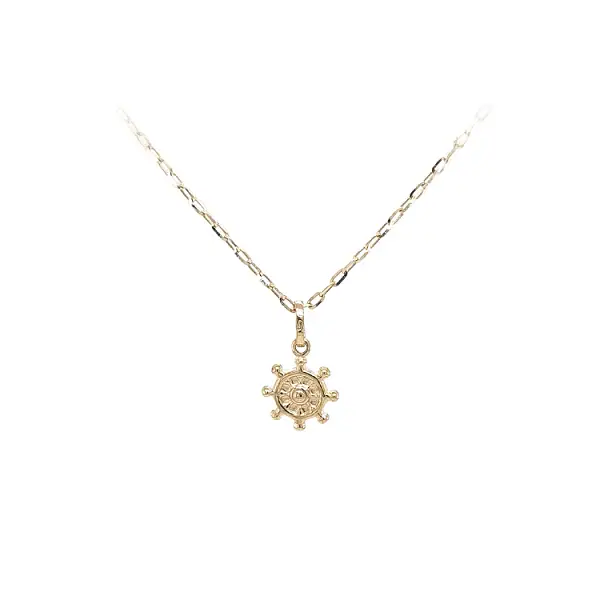 Mặt dây chuyền vàng hình bánh lái