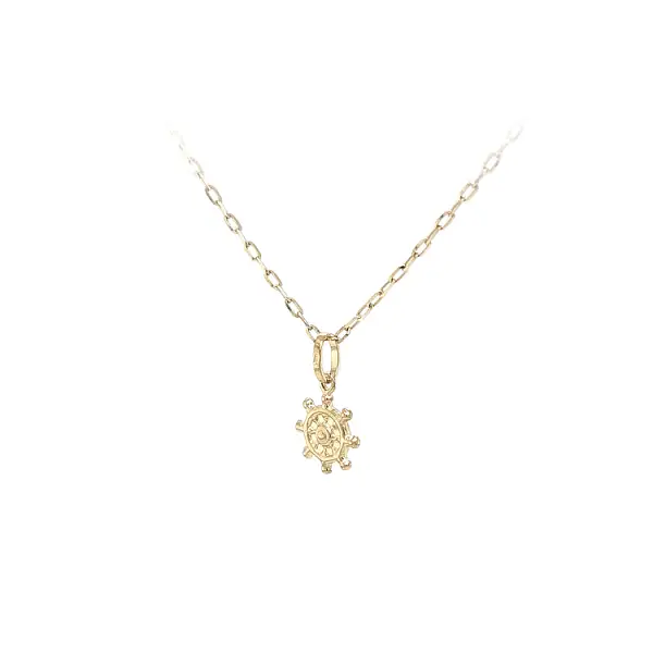 Mặt dây chuyền vàng hình bánh lái