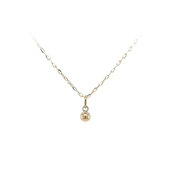 Mặt dây chuyền vàng hình quả cầu