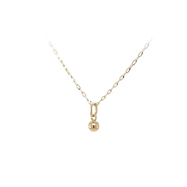 Mặt dây chuyền vàng hình quả cầu