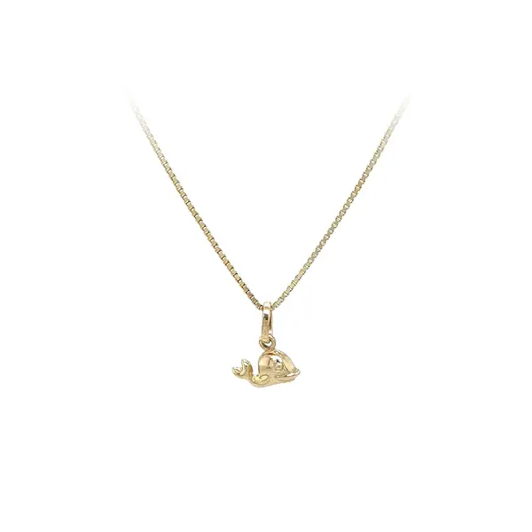 Mặt dây chuyền vàng hình cá voi