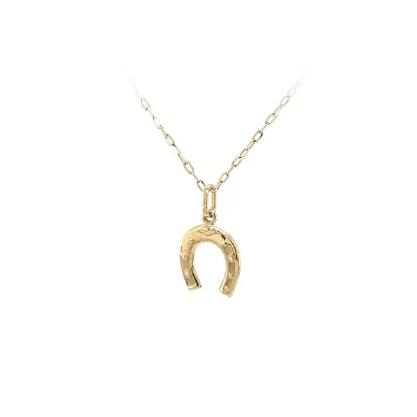 Mặt dây chuyền vàng hình móng ngựa