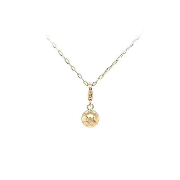 Mặt dây chuyền vàng cho vòng tay hình quả bóng