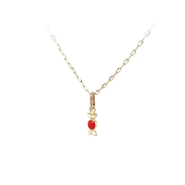 Vòng cổ vàng Bonbon của Niềm Vui - Trang sức tinh nghịch với chi tiết men sứ