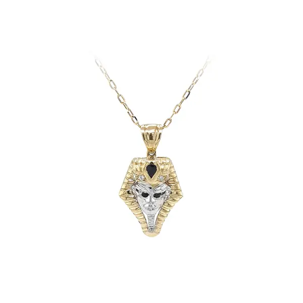 Mặt dây chuyền Tutankhamun bằng vàng kết hợp