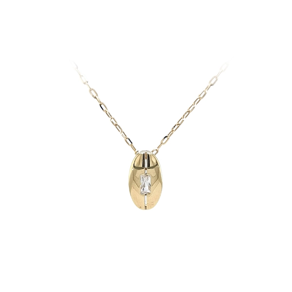 Mặt dây chuyền vàng đính đá zircon