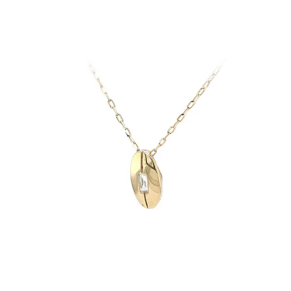 Mặt dây chuyền vàng đính đá zircon