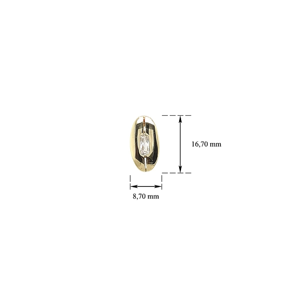 Mặt dây chuyền vàng đính đá zircon