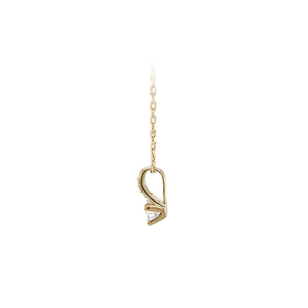 Mặt dây chuyền vàng đính đá zircon