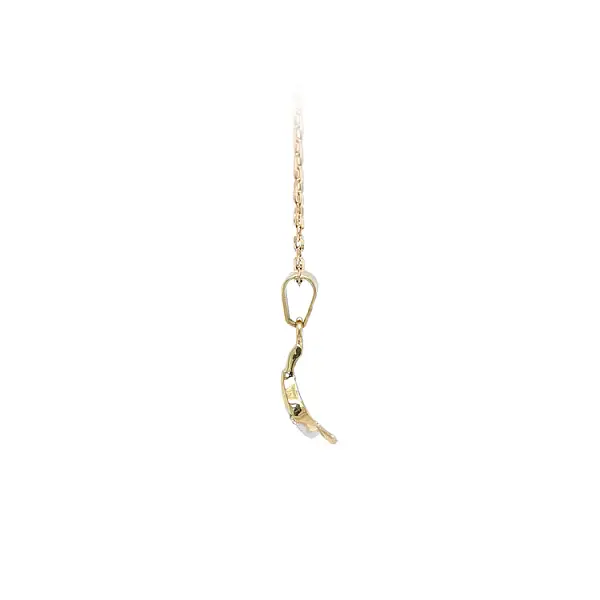 Mặt dây chuyền vàng đính đá zircon