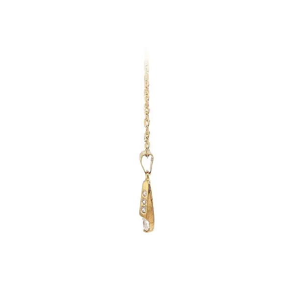 Mặt dây chuyền vàng đính đá zircon