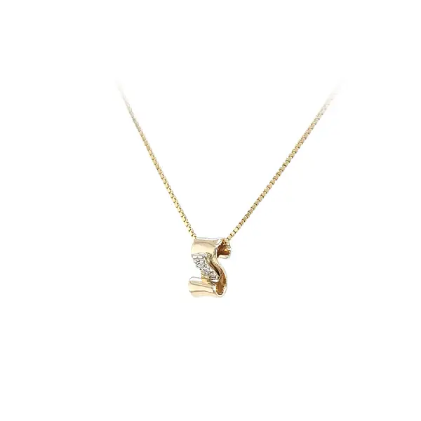 Mặt dây chuyền vàng đính đá zircon