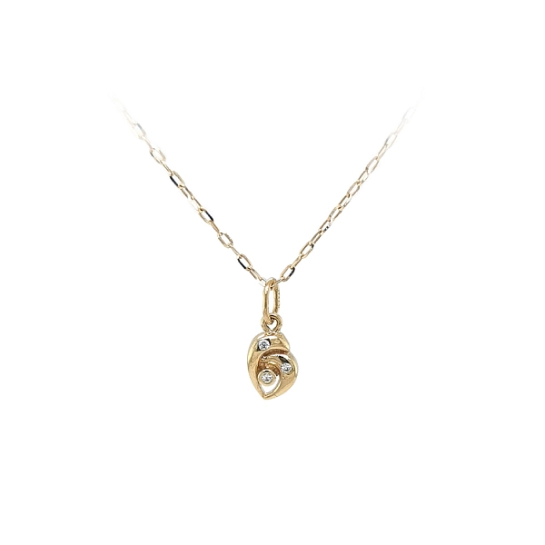 Mặt dây chuyền vàng đính đá zircon