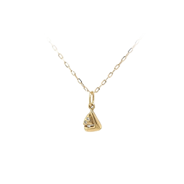 Mặt dây chuyền vàng đính đá zircon