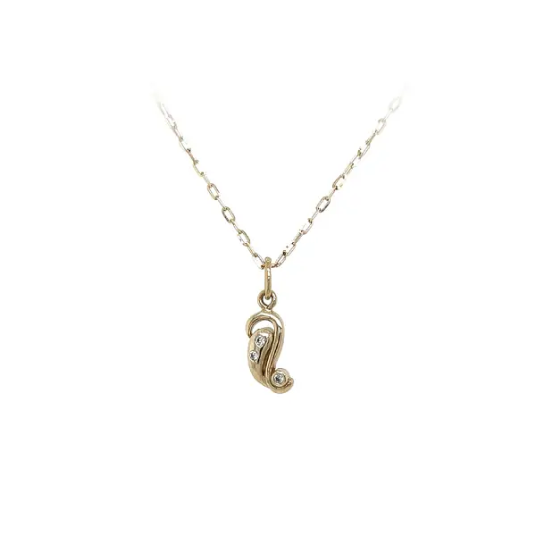 Mặt dây chuyền vàng đính đá zircon