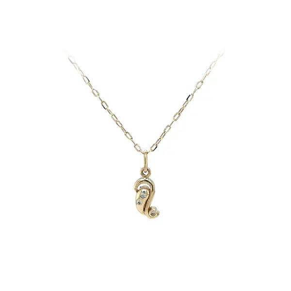 Mặt dây chuyền vàng đính đá zircon