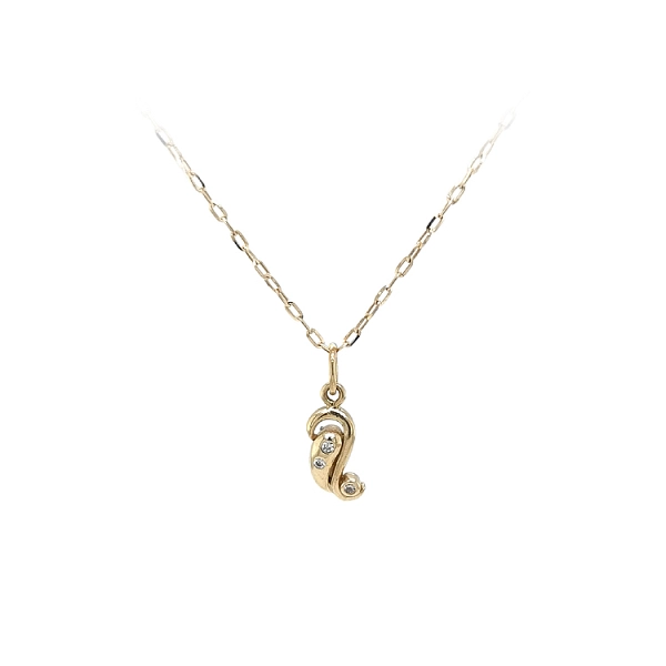 Mặt dây chuyền vàng đính đá zircon