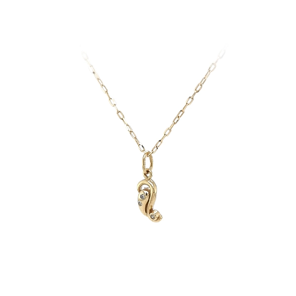Mặt dây chuyền vàng đính đá zircon