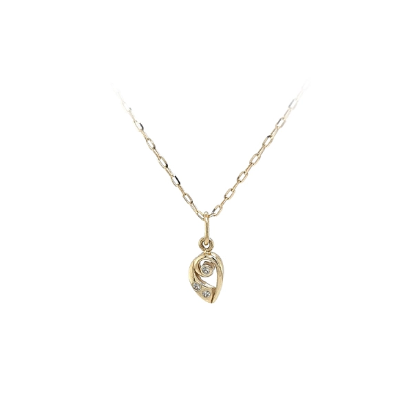 Mặt dây chuyền vàng đính đá zircon