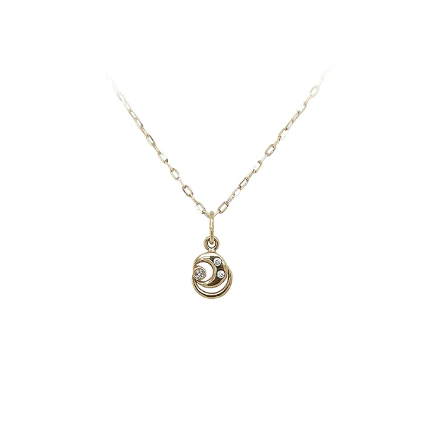 Mặt dây chuyền vàng đính đá zircon