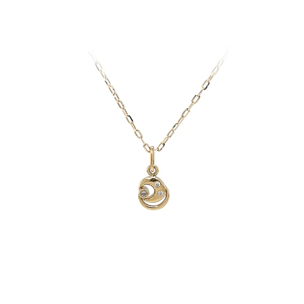 Mặt dây chuyền vàng đính đá zircon