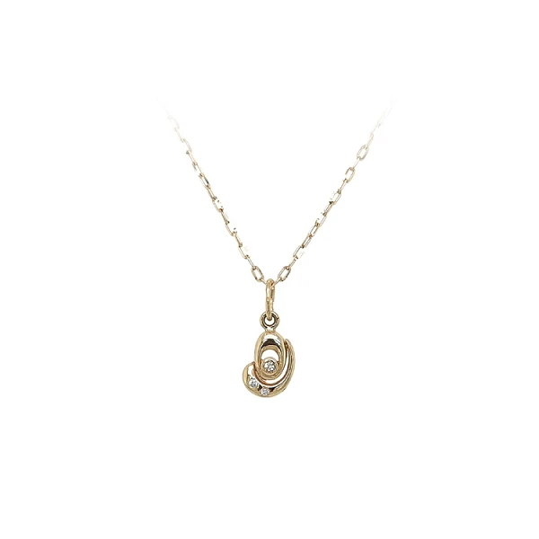Mặt dây chuyền vàng đính đá zircon