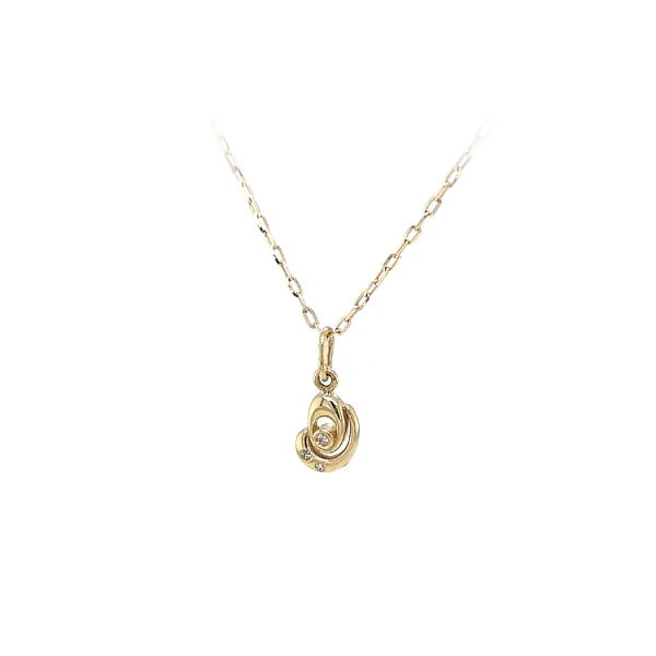 Mặt dây chuyền vàng đính đá zircon