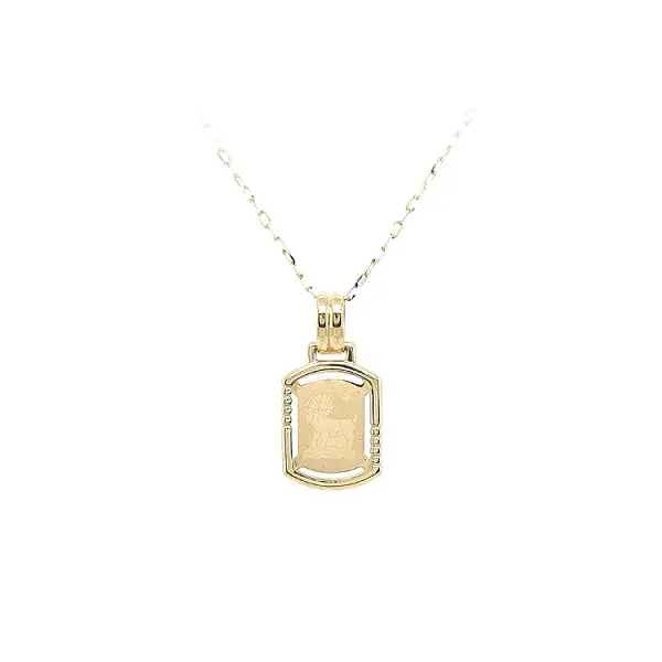 Mặt dây chuyền vàng biểu tượng con cừu