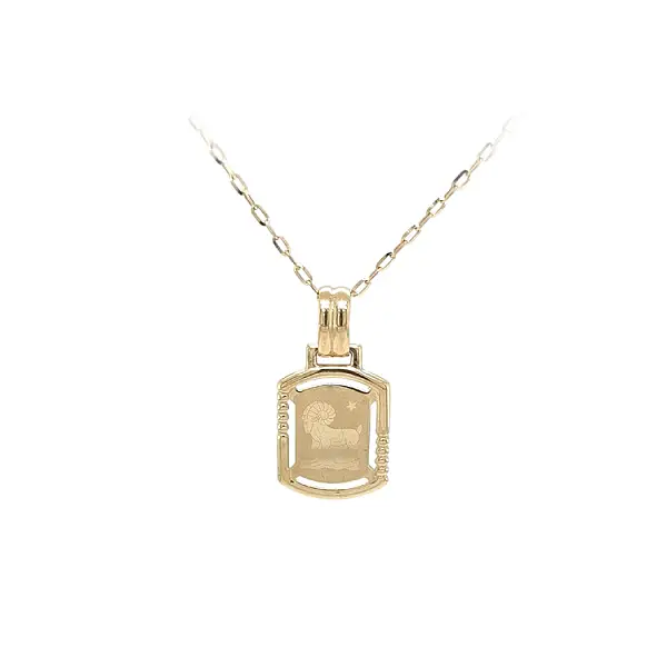 Mặt dây chuyền vàng biểu tượng con cừu