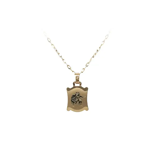 Mặt dây chuyền vàng biểu tượng Song Tử