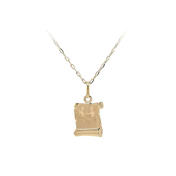 Mặt dây chuyền vàng biểu tượng của Song Tử