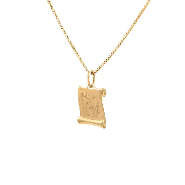 Mặt dây chuyền vàng biểu tượng của Song Tử